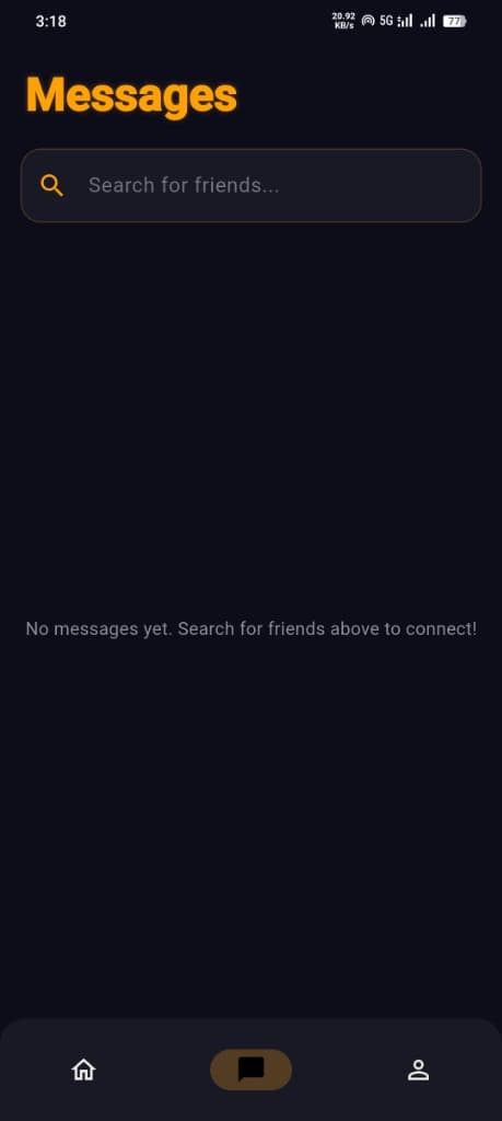 Movie Social App screen 3